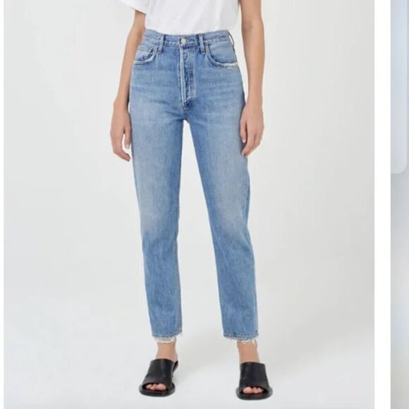 AGOLDE Fen High Rise Relaxed Tapered Jean-  Size 25 - Picture 2 of 14